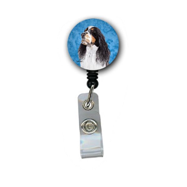 Teachers Aid Springer Spaniel Retractable Badge Reel Or Id Holder With Clip TE236560